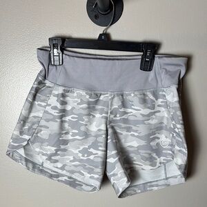 Goal Five Women’s Camo Athletic Shorts Gray | Size Small | 5” Inseam